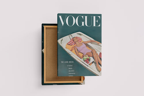 vogue the look ahead, beauty, sunshine, art, kanvas tablo