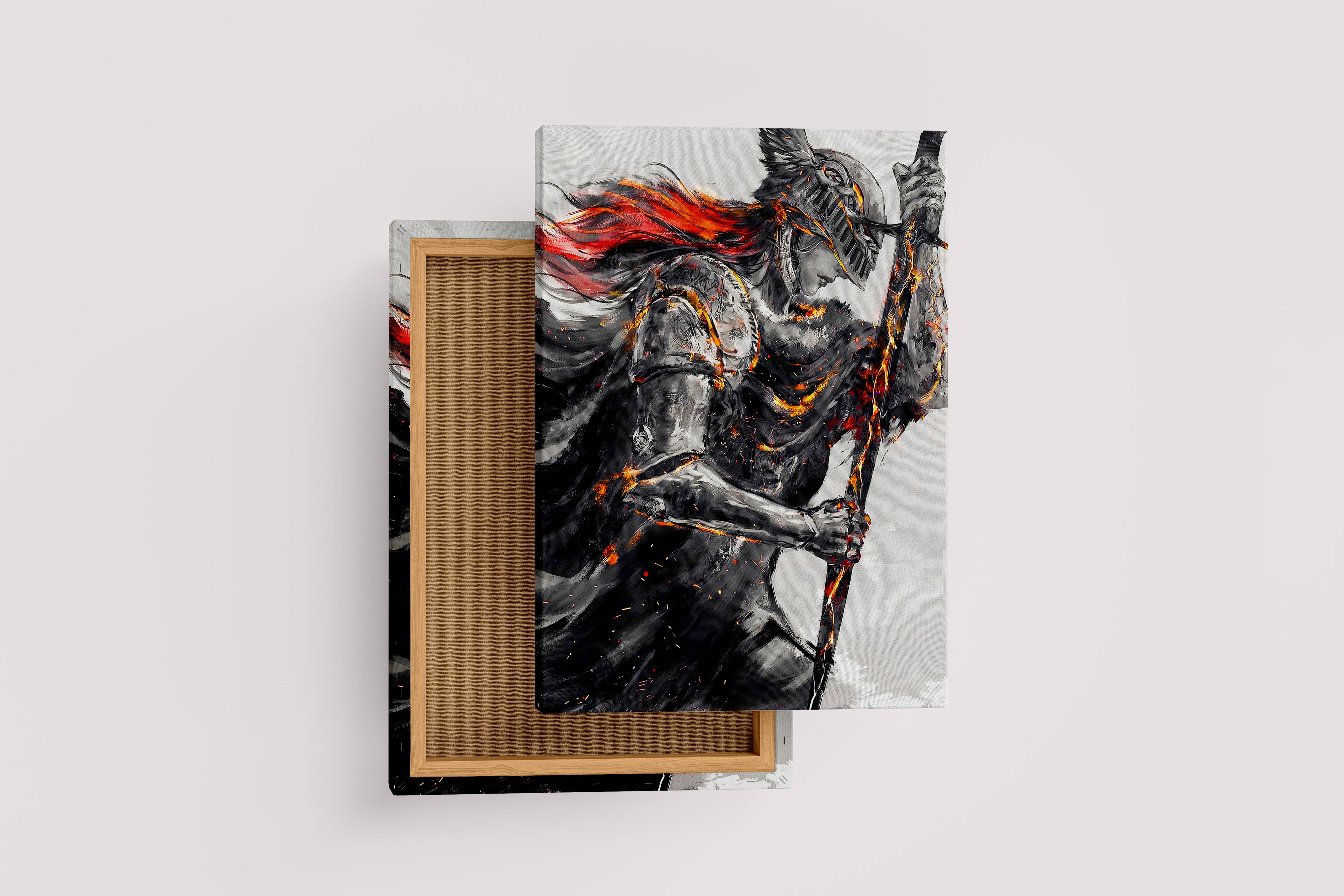 pc game, elden ring model 6, art, kanvas tablo