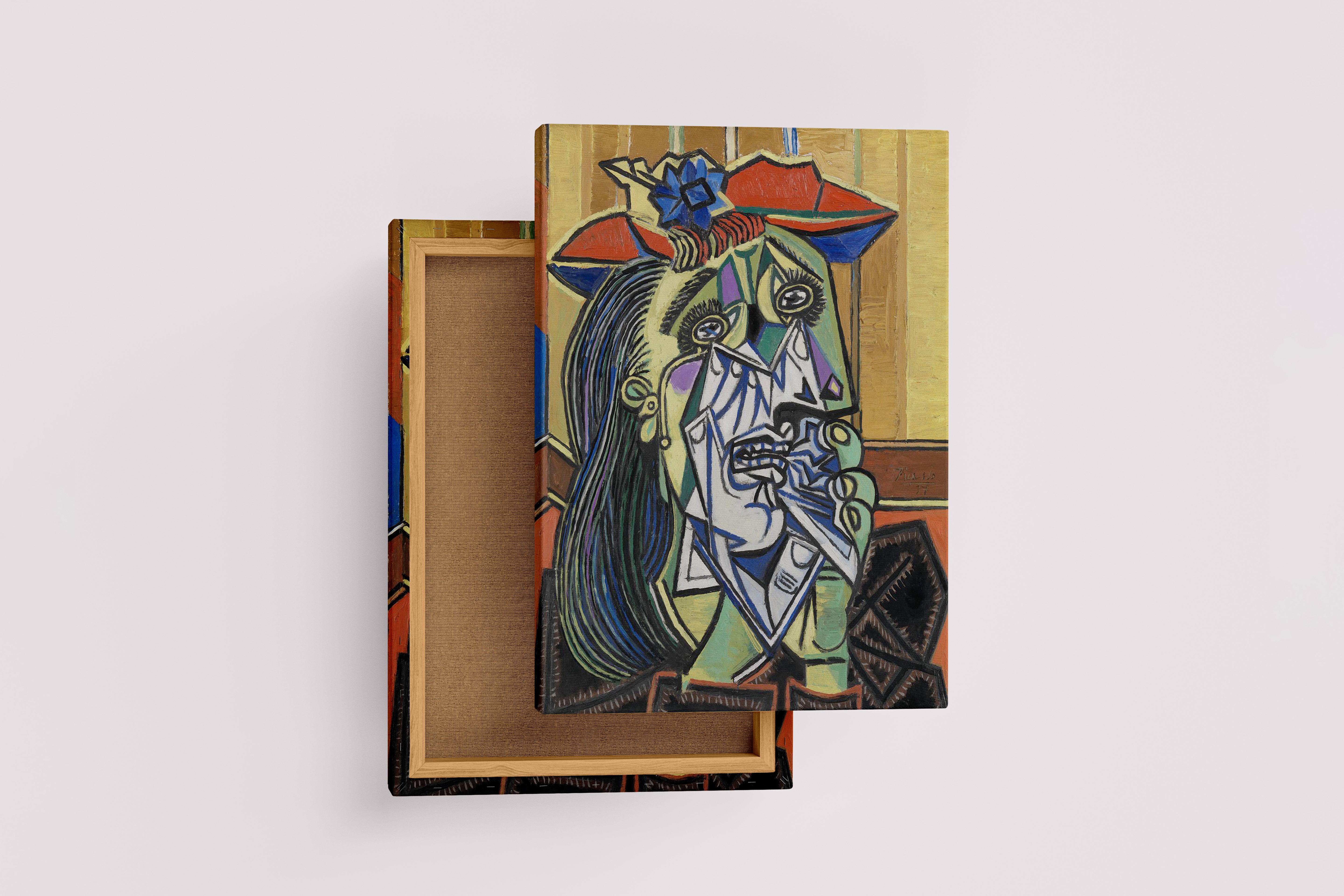 Pablo Picasso Weeping Woman Soyut Ekspresyon Kanvas Tablo