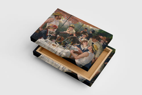 Pierre-Auguste Renoir'ın Neşeli Başyapıtı Kayıkçıların Öğle Yemeği Empresyonist Kanvas Tablo