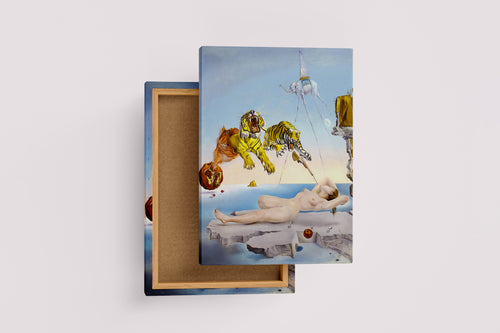 Salvador Dali Bir Arının Uçuşu Nedeniyle Uyanan Rüya Kanvas Tablo