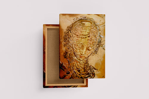 Salvador Dali Melek Yüzlü Portre Sürrealist Kanvas Tablo