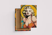 pop art, sanat, marilyn monroe, art, model, kadın, kanvas tablo