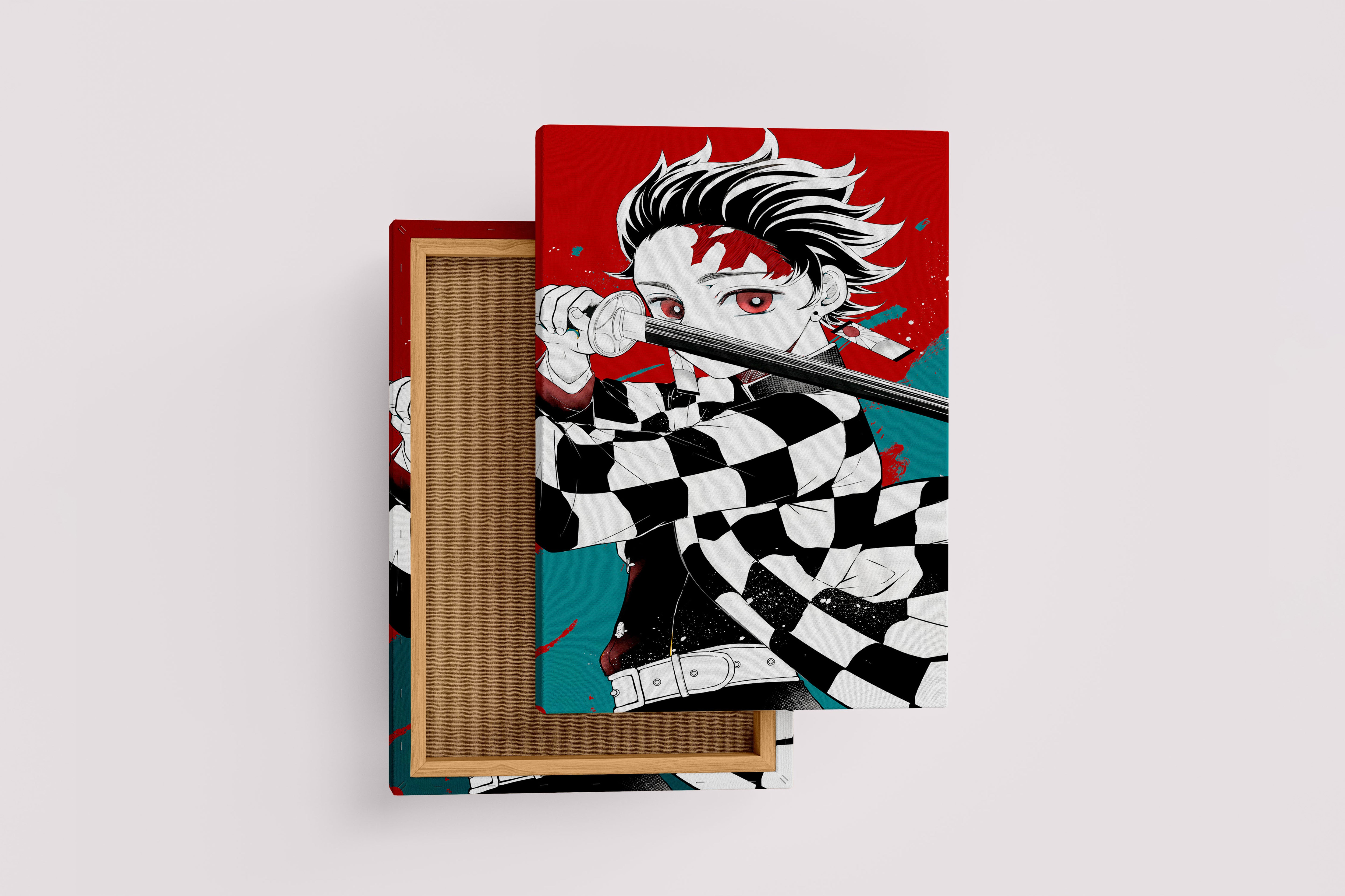 demon slayer model 18, series, anime, gaming art, art, kanvas tablo