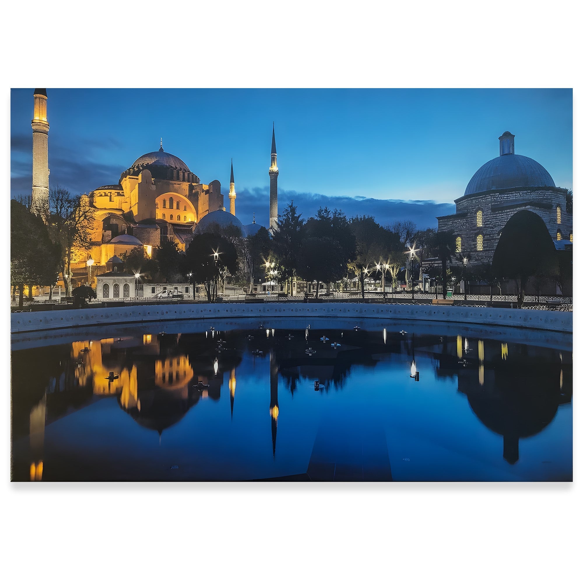 Ayasofya – Uzaktan Kumandalı LED Işıklı Kanvas Tablo