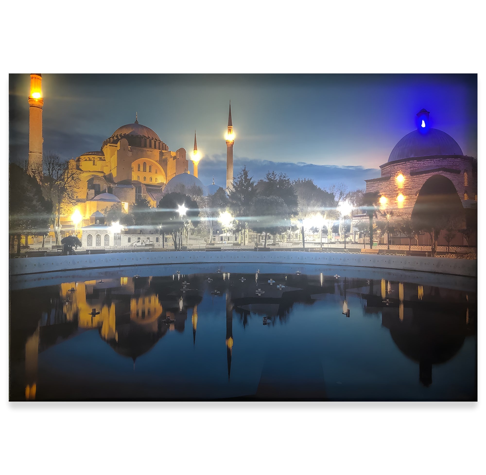 Ayasofya – Uzaktan Kumandalı LED Işıklı Kanvas Tablo