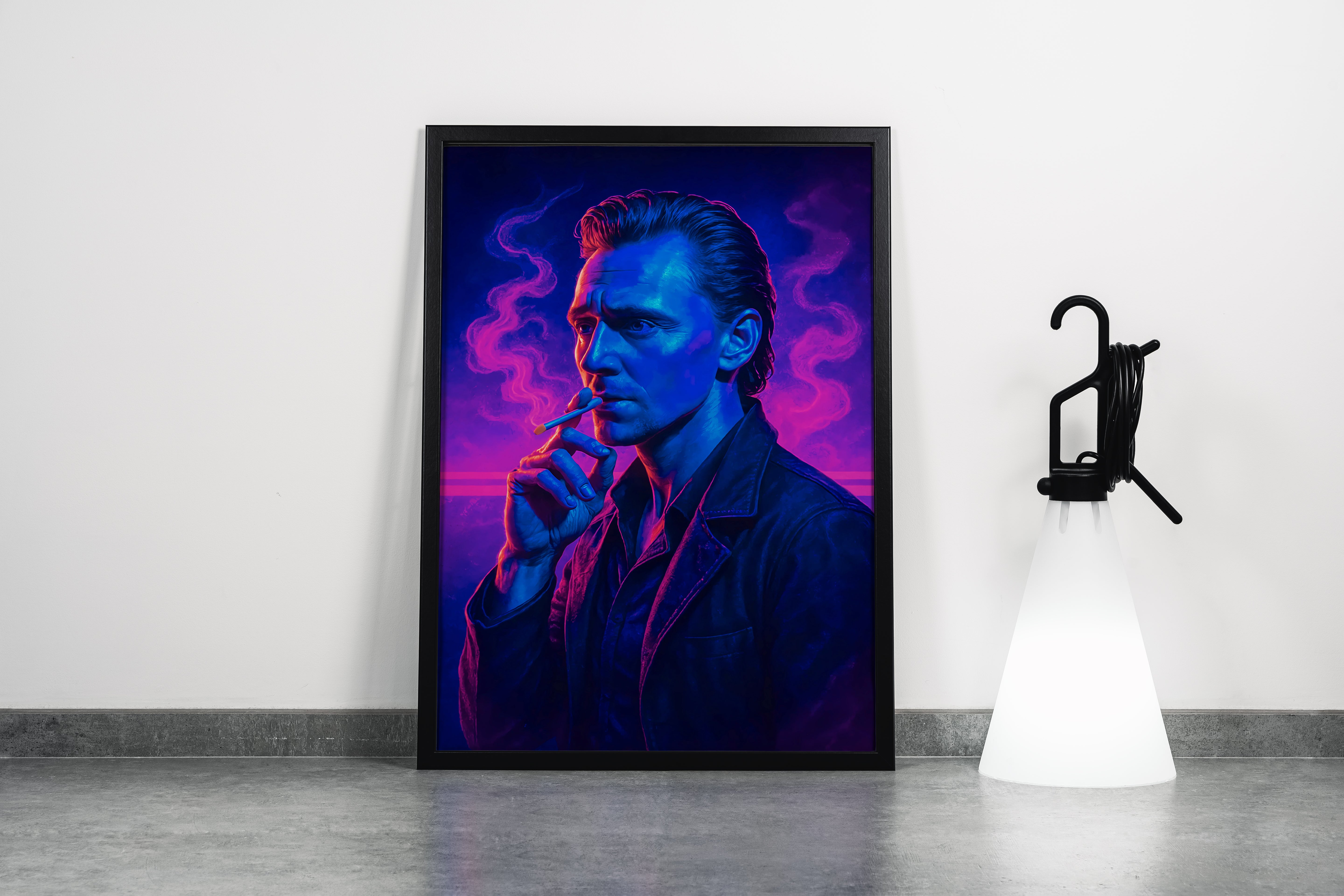 ai creation, Cyberpunk Loki Projects, ai art, art, kanvas tablo