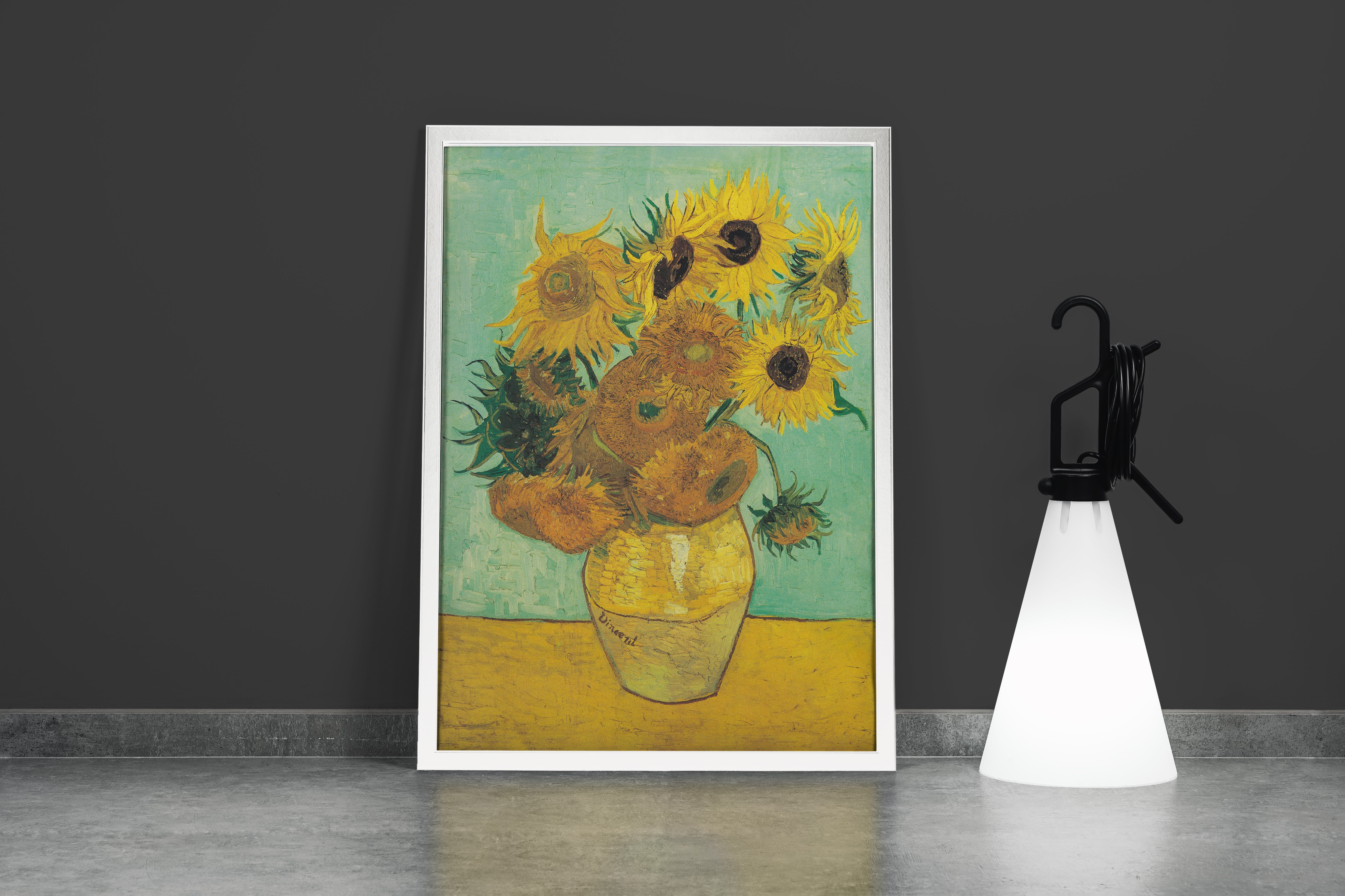 Vincent van Gogh Ayçiçekleri Vazoda Natürmort Kanvas Tablo