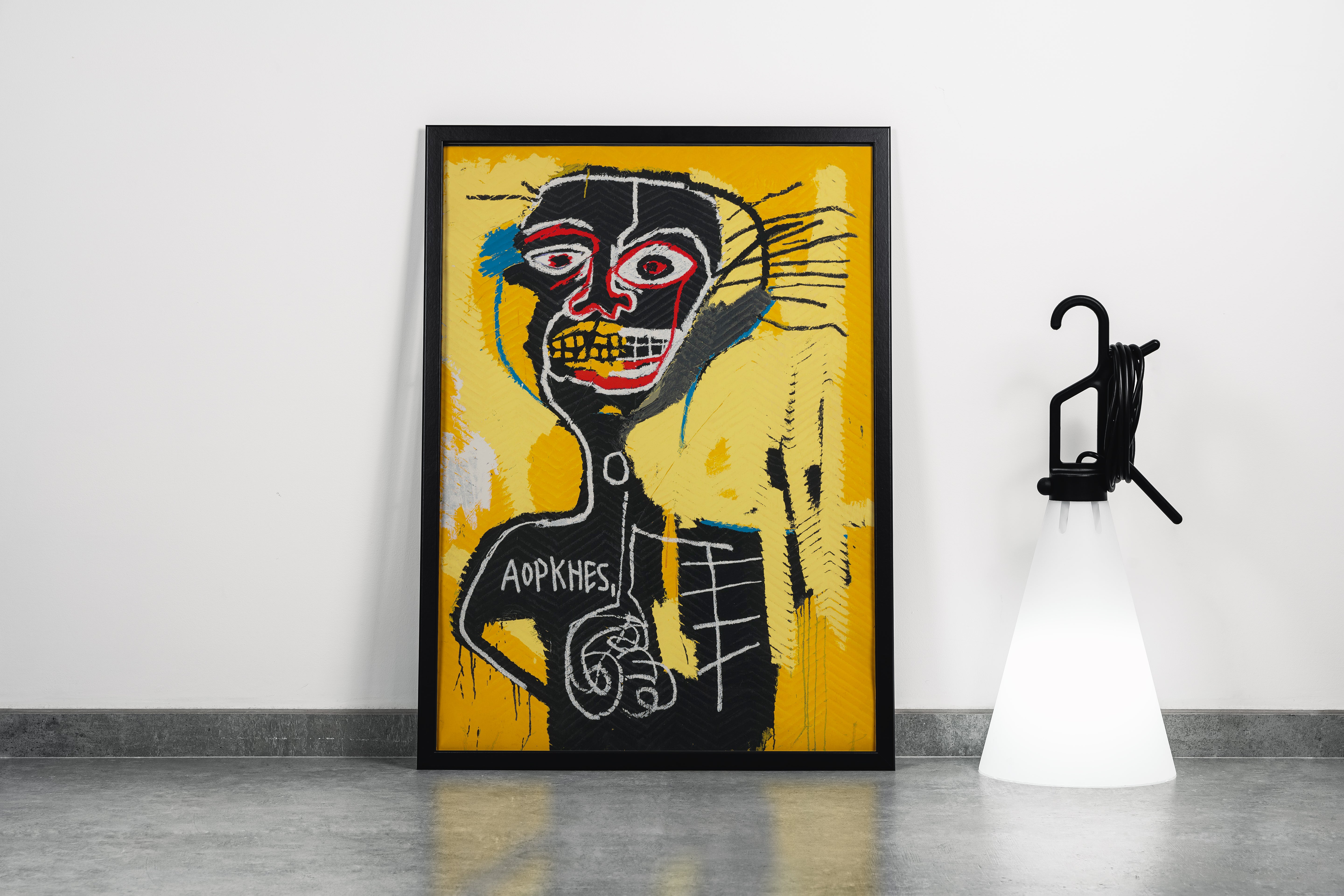 Jean-Michel Basquiat Anatomik Figür Soyut Sanat Kanvas Tablo