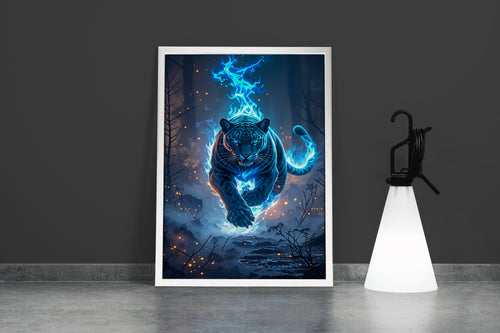 ai creation, manipulative jaguar model 1, pet, ai art, art, kanvas tablo