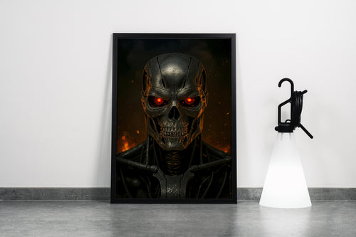 ai creation, the strongest skeleton, ai art, art, kanvas tablo
