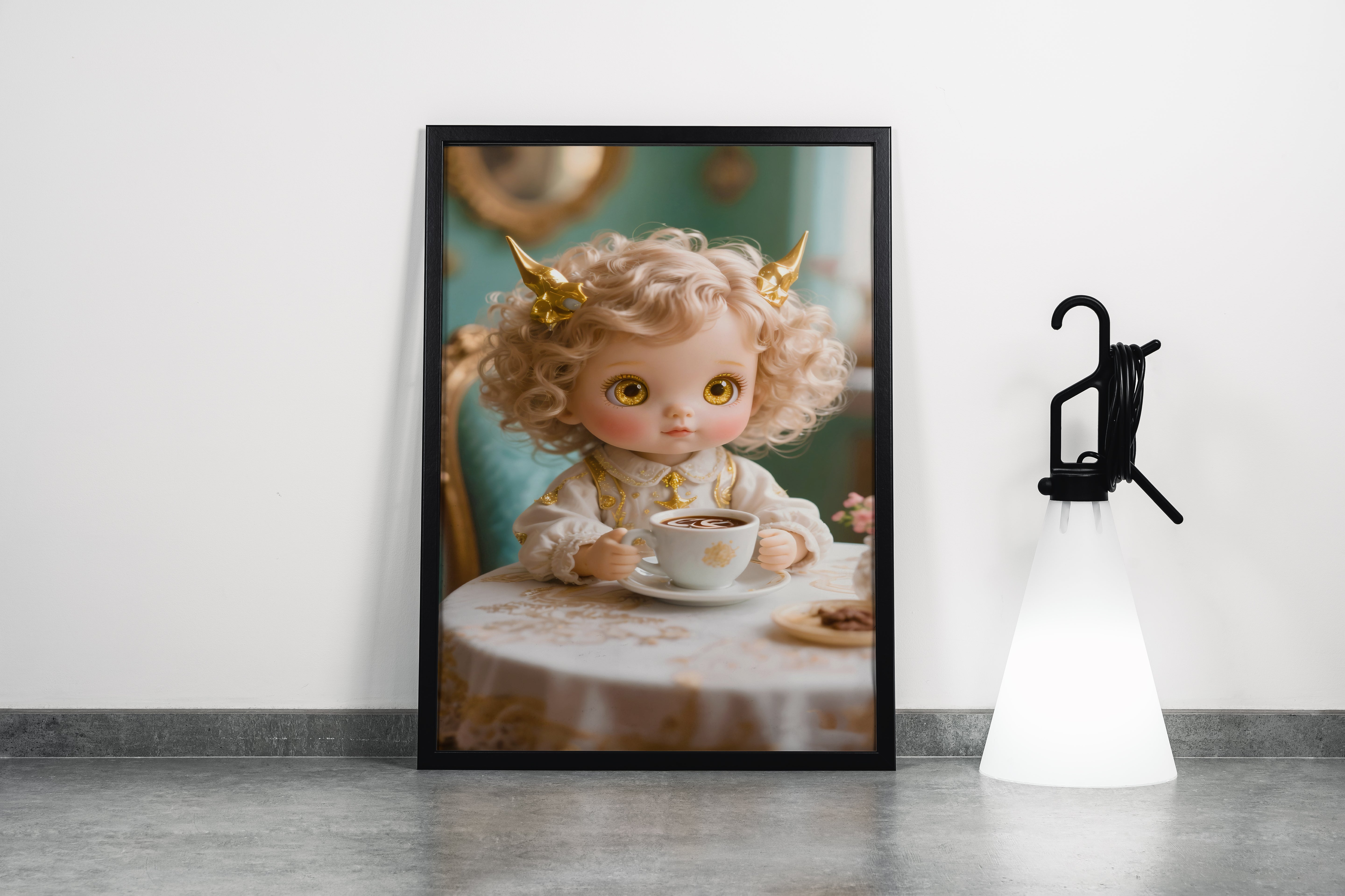 ai creation, baby doll model 1, kid, ai art, art, kanvas tablo
