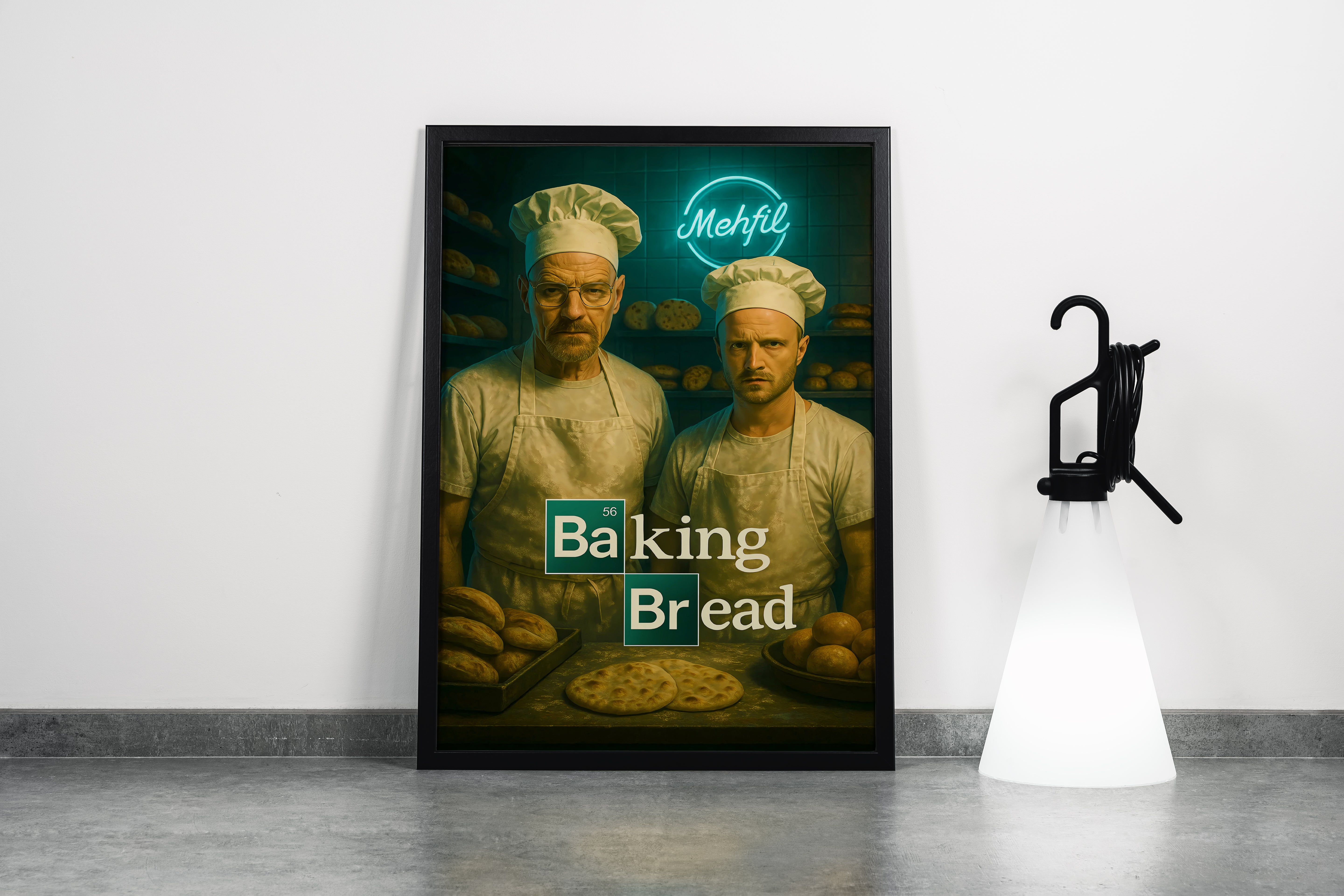 ai creation, breaking bread, breaking bad, series, ai art, art, kanvas tablo