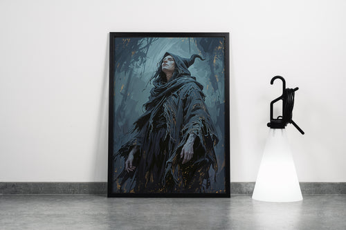 ai creation, unknown secret wizard, ai art, art, kanvas tablo
