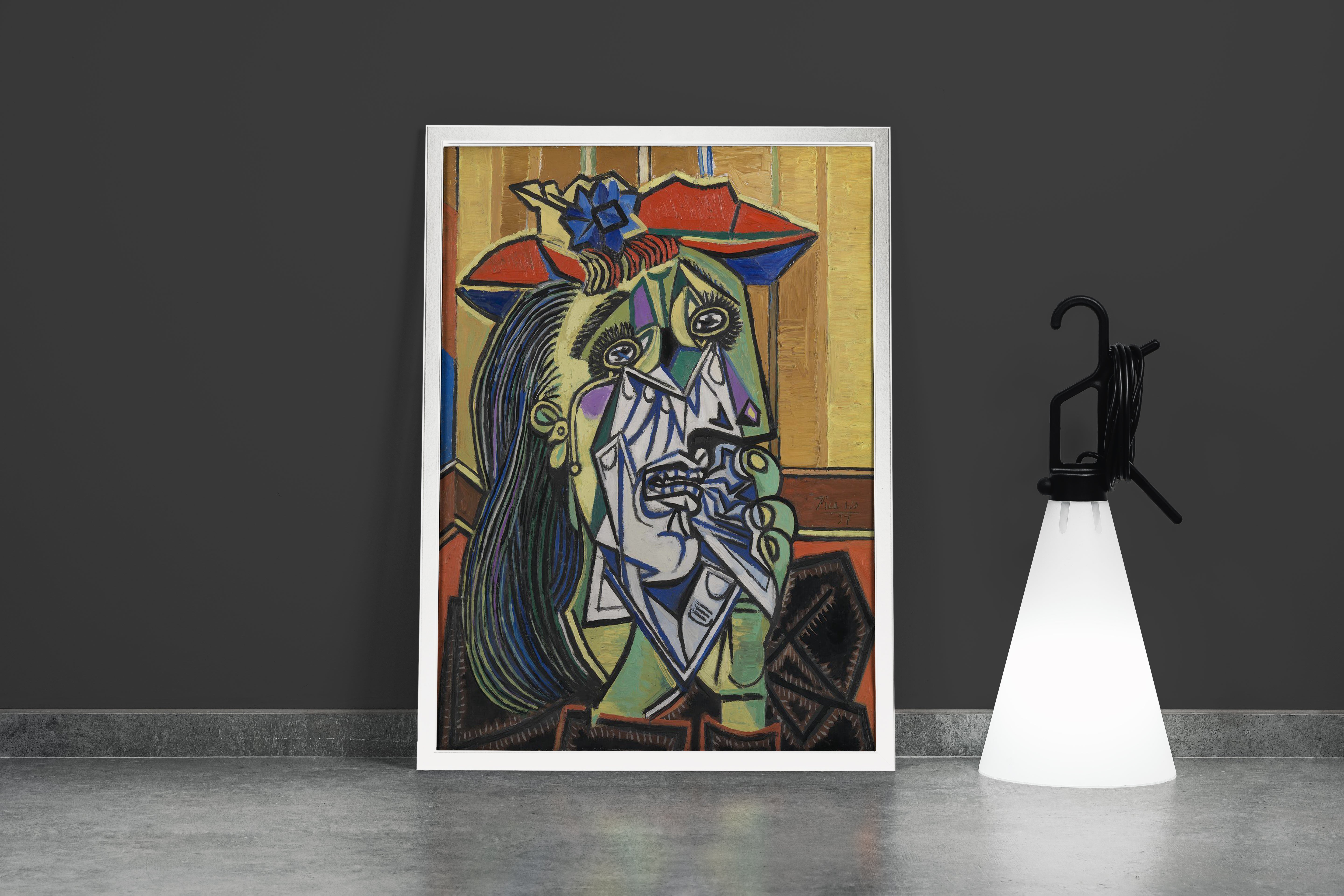 Pablo Picasso Weeping Woman Soyut Ekspresyon Kanvas Tablo