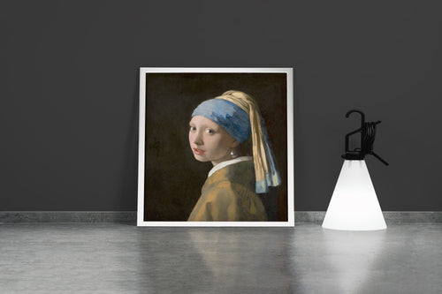 Vermeer'in Başyapıtı Kuzeyin Mona Lisa'sı İnci Küpeli Kız Hollanda Altın Çağı Kanvas Tablo