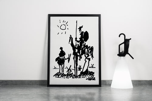 Pablo Picasso Don Kişot Eskiz Kanvas Tablo
