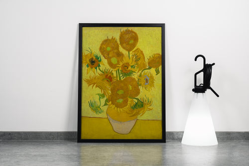 Vincent van Gogh Ayçiçekleri Serisi Sarı Vazo Arles Post-Empresyonist Kanvas Tablo