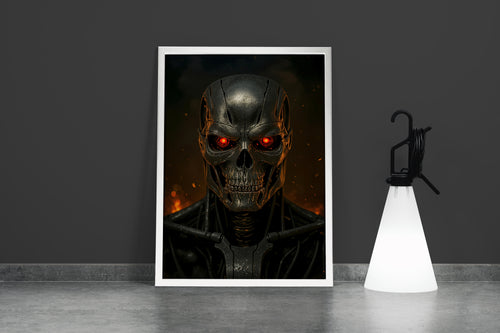 ai creation, the strongest skeleton, ai art, art, kanvas tablo