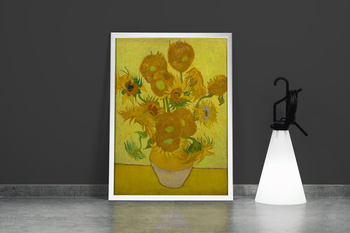 Vincent van Gogh Ayçiçekleri Serisi Sarı Vazo Arles Post-Empresyonist Kanvas Tablo