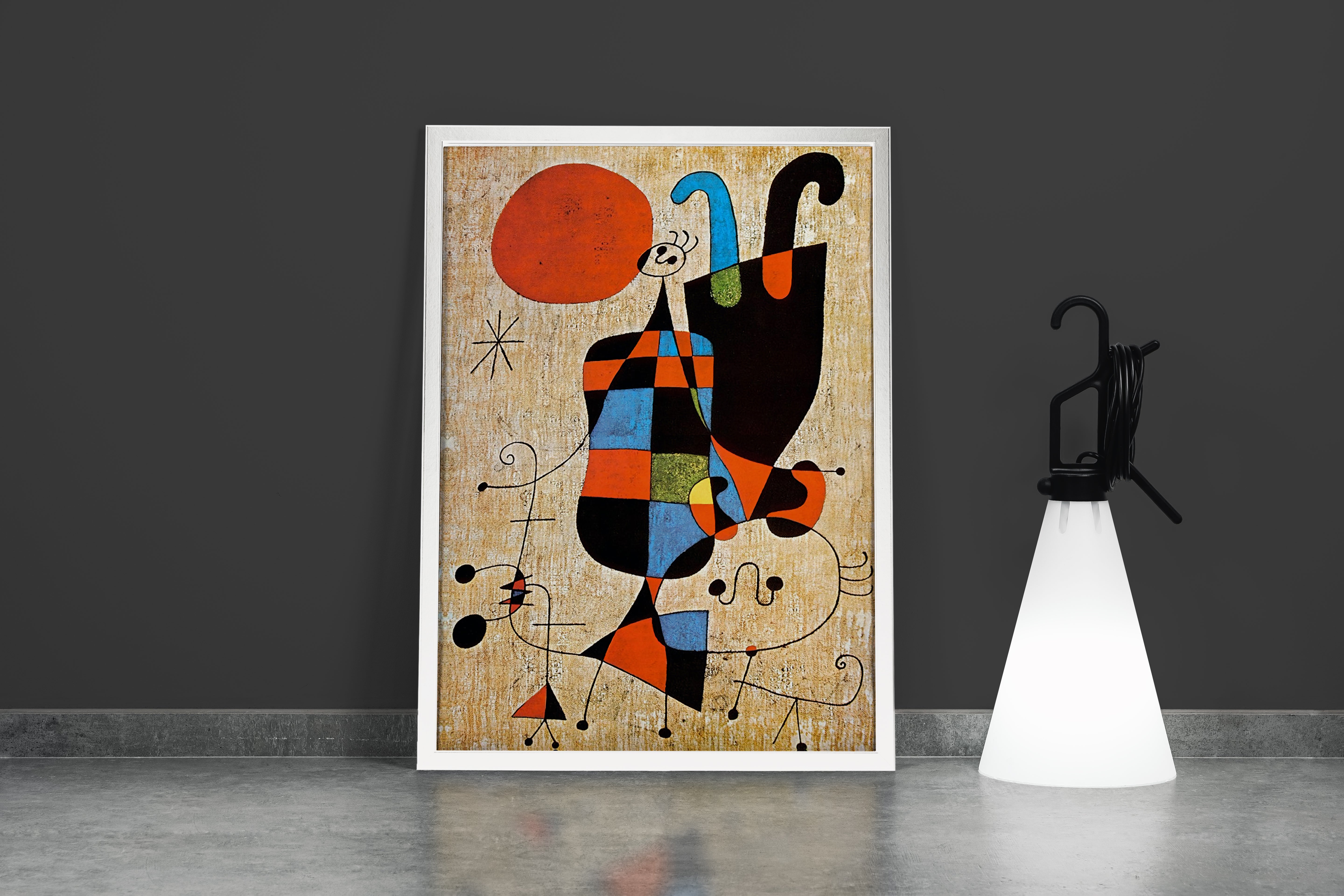 Joan Miró Harlequin’in Karnavalı Soyut Sanat Kanvas Tablo