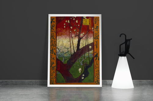 Vincent van Gogh Japon Bahçesinde Çiçek Açan Erik Ağacı Kanvas Tablo