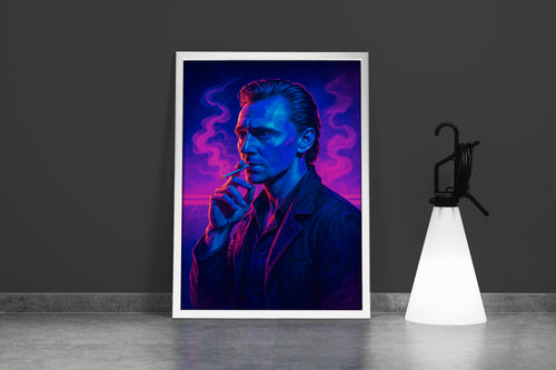 ai creation, Cyberpunk Loki Projects, ai art, art, kanvas tablo