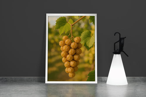 ai creation, polygon orange grapes, ai art, art, kanvas tablo