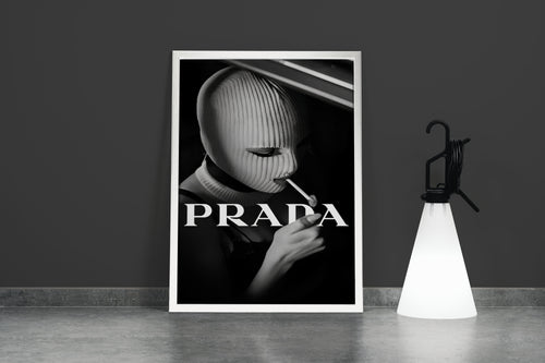 prada, sanat, art, model, kadın, kanvas tablo