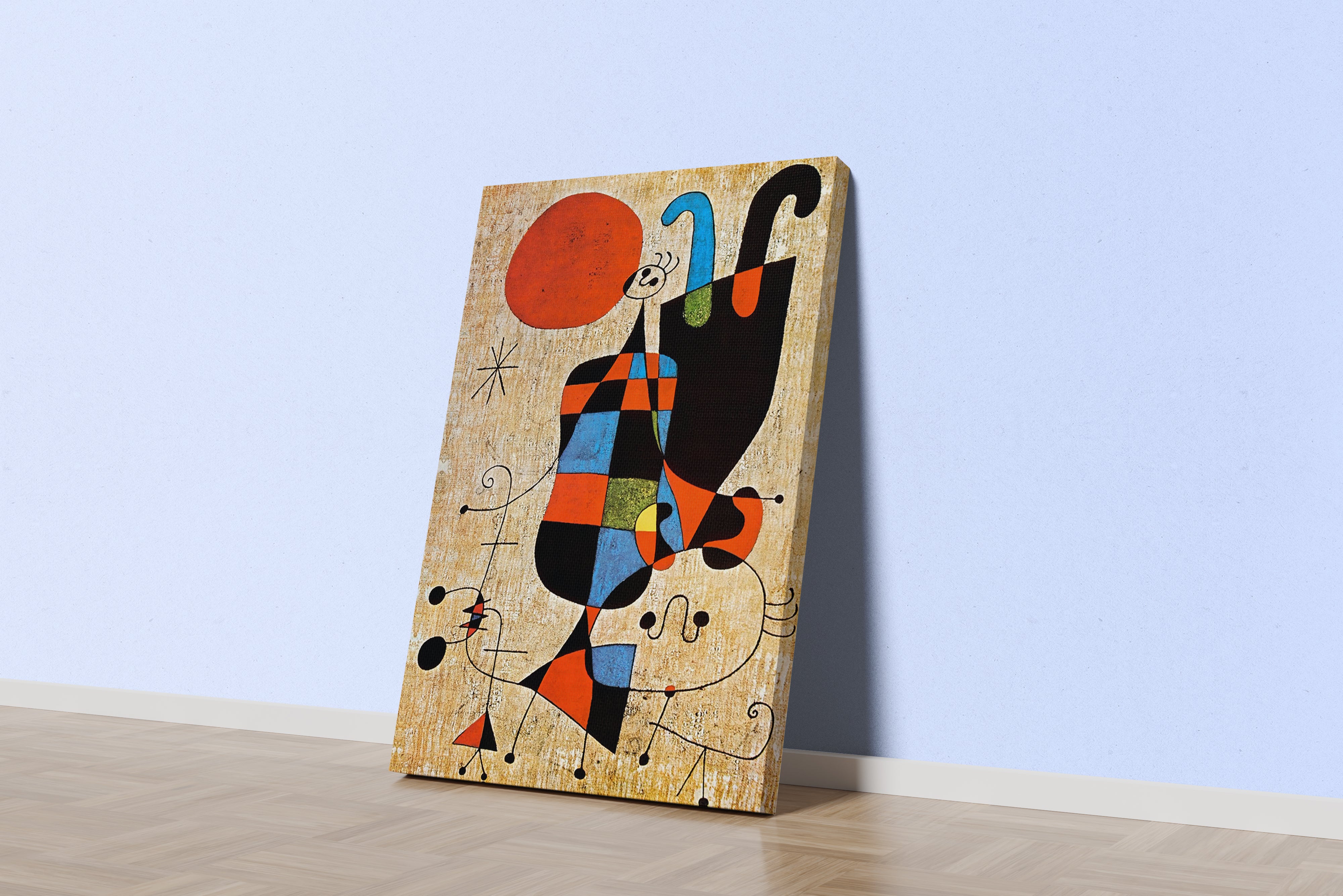 Joan Miró Harlequin’in Karnavalı Soyut Sanat Kanvas Tablo