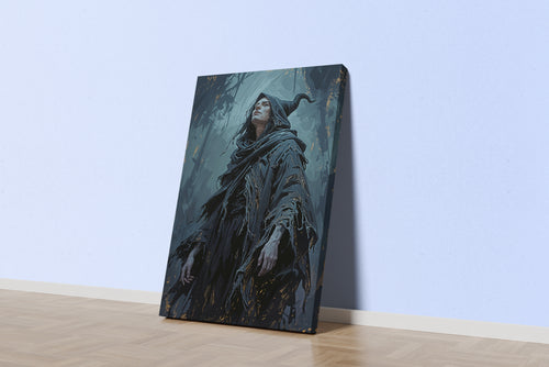 ai creation, unknown secret wizard, ai art, art, kanvas tablo