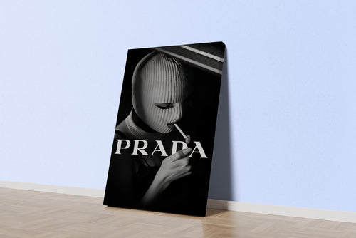 prada, sanat, art, model, kadın, kanvas tablo