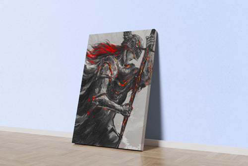pc game, elden ring model 1, art, kanvas tablo