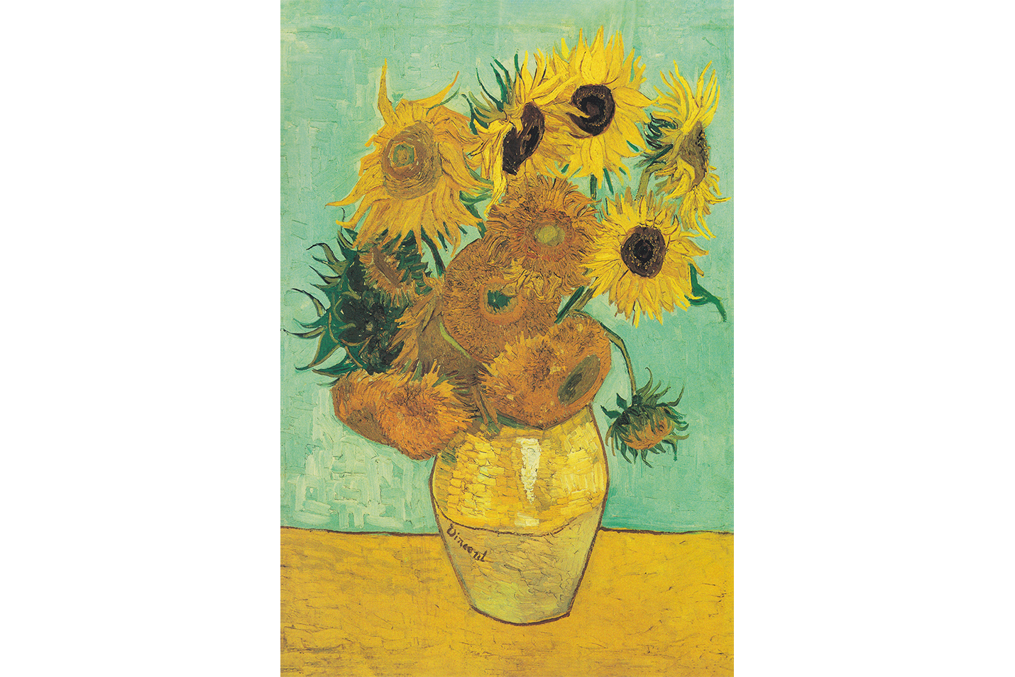 Vincent van Gogh Ayçiçekleri Vazoda Natürmort Kanvas Tablo