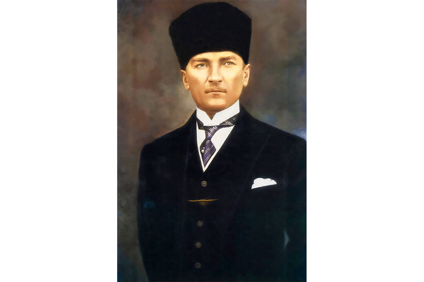Atatürk portre model 18, art, kanvas tablo