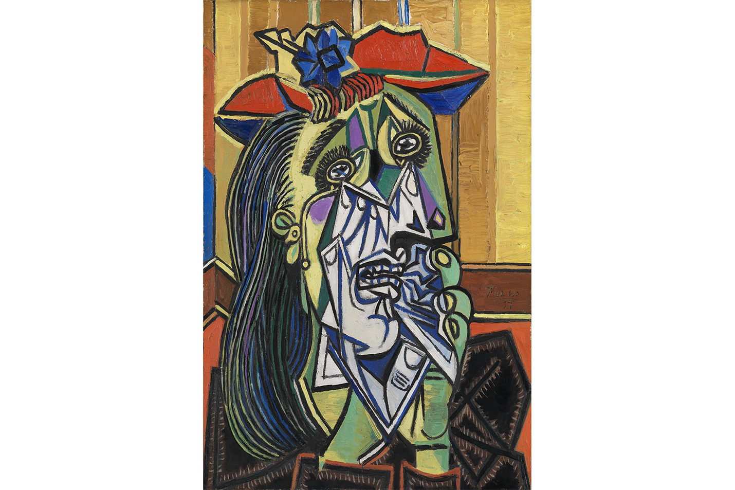 Pablo Picasso Weeping Woman Soyut Ekspresyon Kanvas Tablo