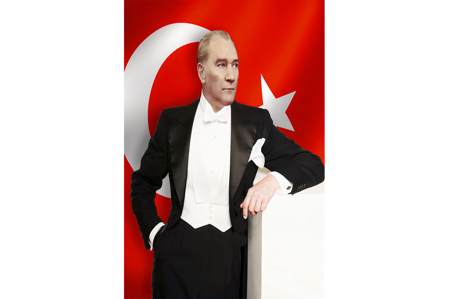 Atatürk portre model 17, art, kanvas tablo