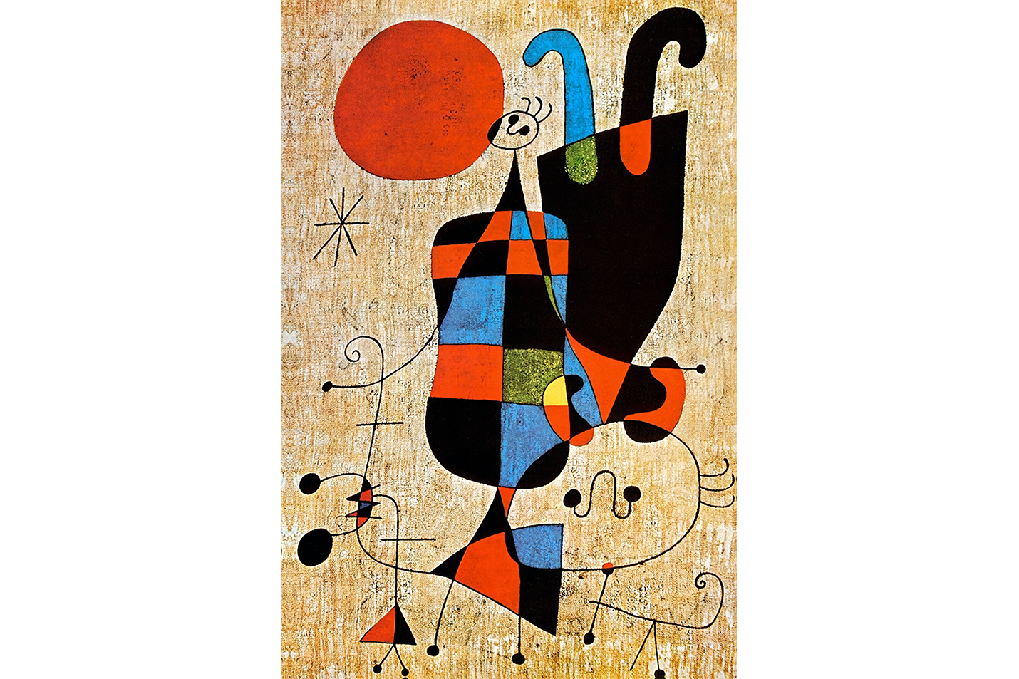 Joan Miró Harlequin’in Karnavalı Soyut Sanat Kanvas Tablo