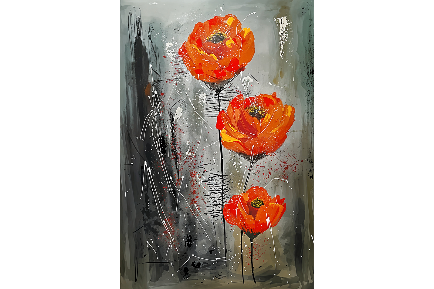 flower motif,  art, kanvas tablo