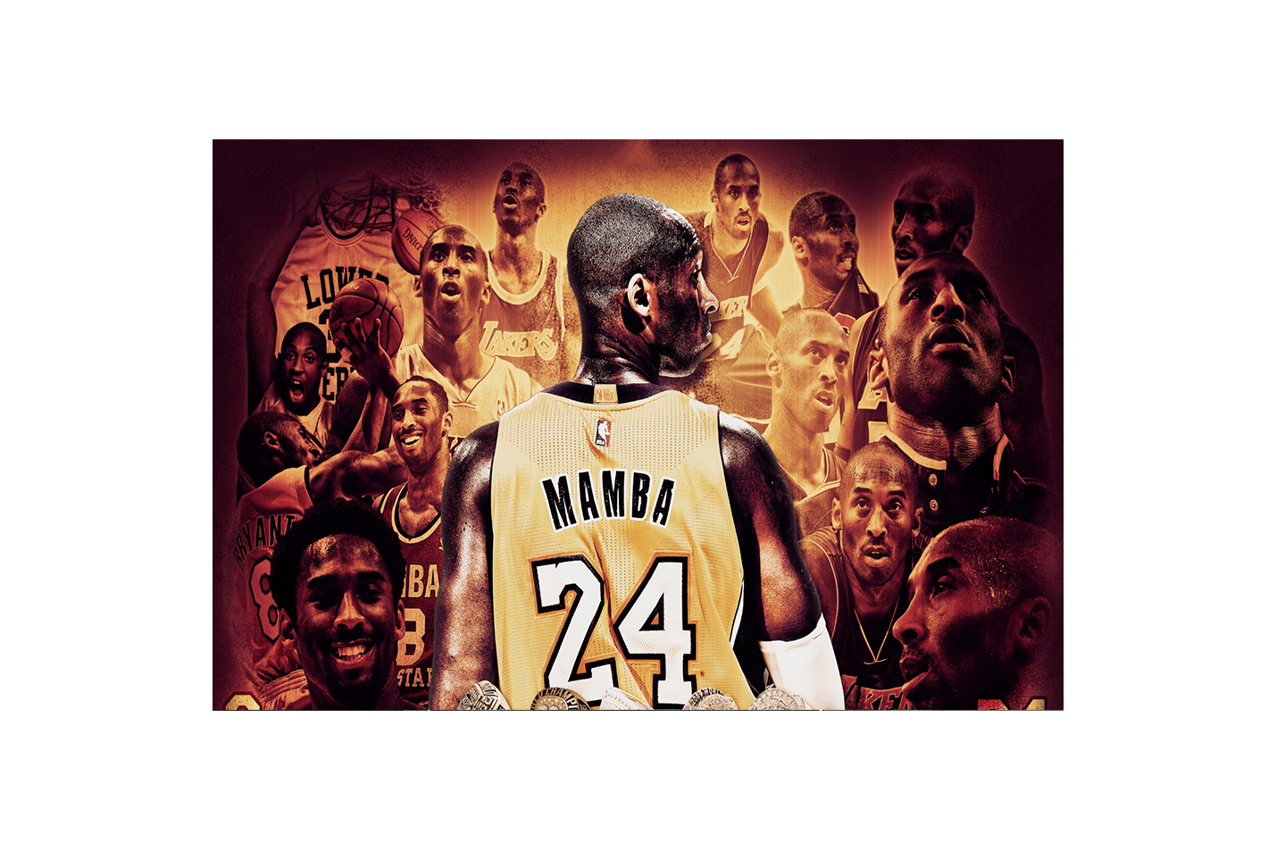 mamba mentality 2, kobe bryant, sport, kanvas tablo