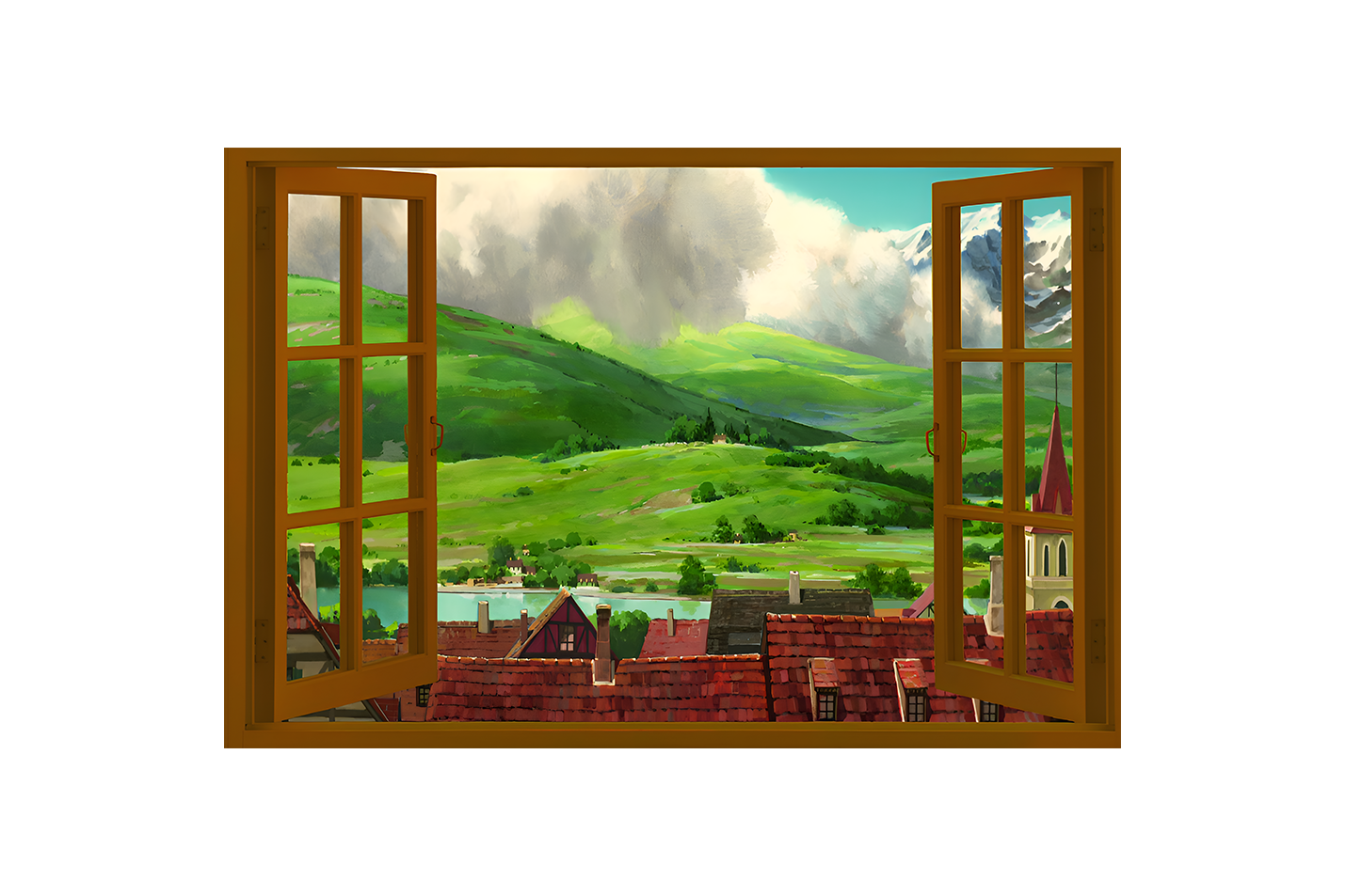 howls moving castle model 3, anime, studio ghibli theme, art, kanvas tablo