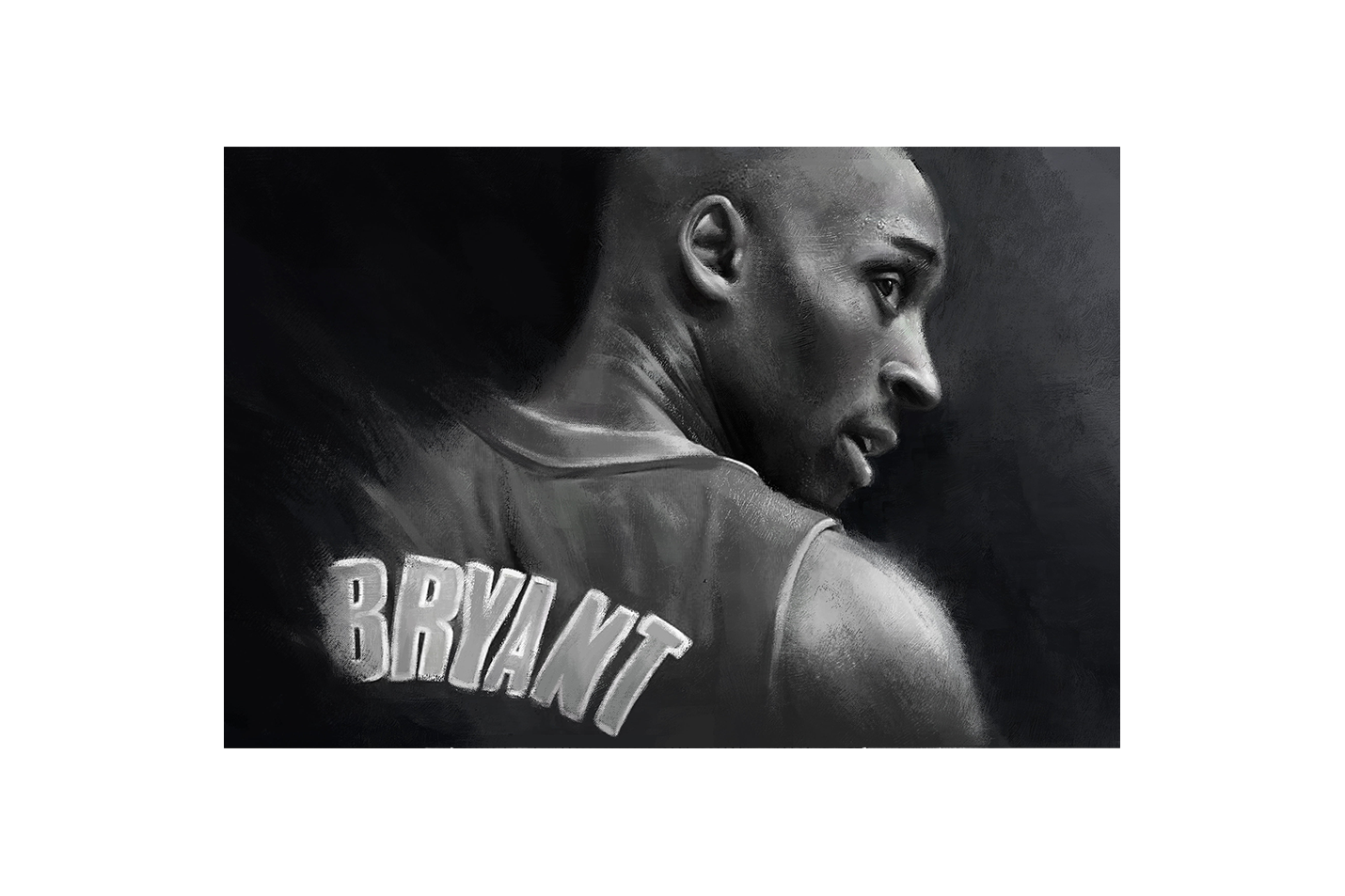 head model 1, kobe bryant, sport, kanvas tablo