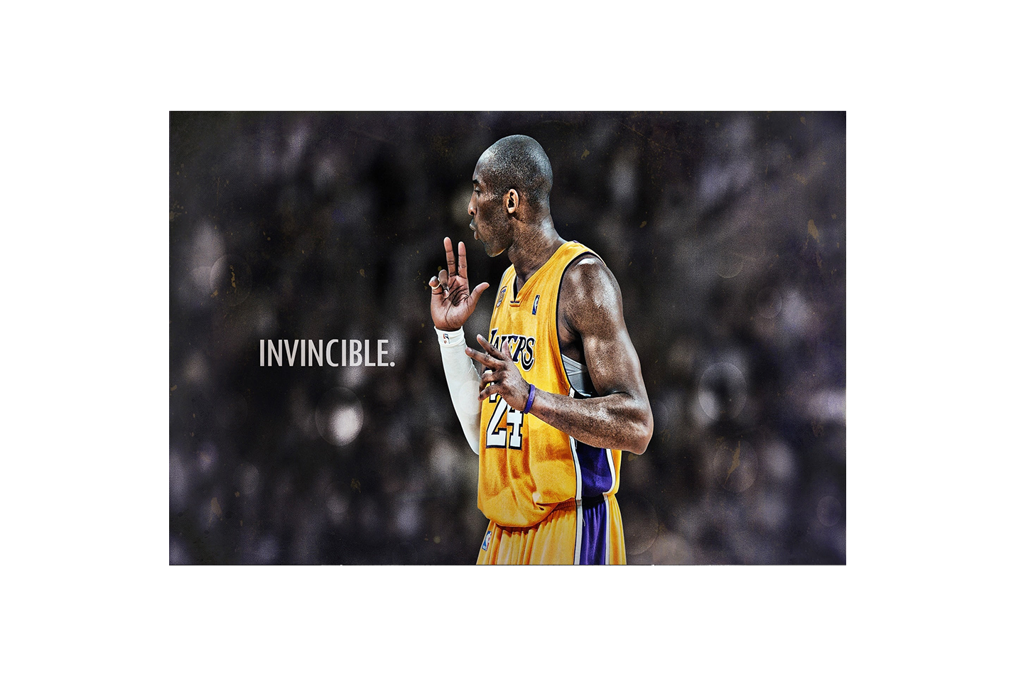 invincible, kobe bryant, sport, kanvas tablo