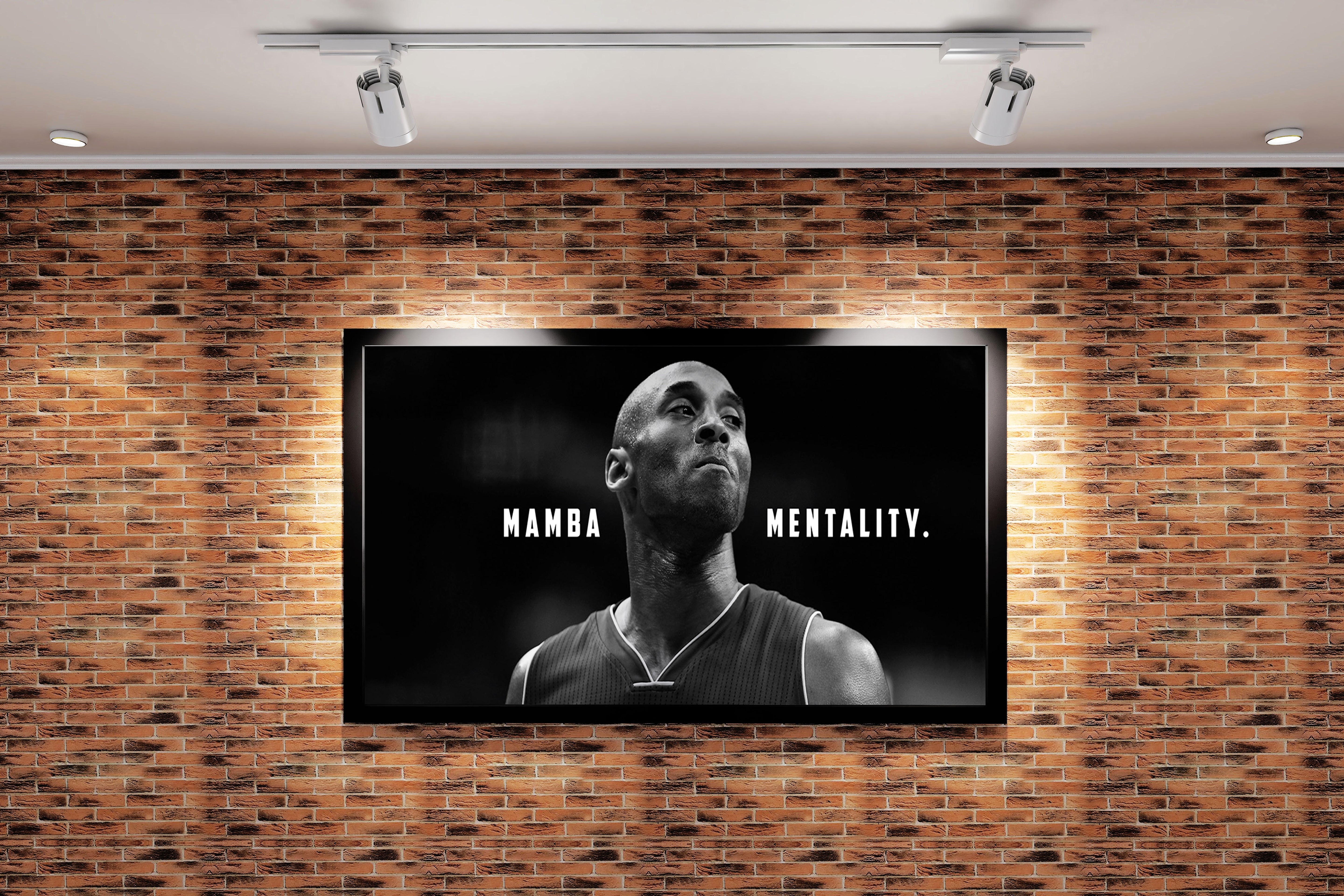 mamba mentality, kobe bryant, sport, kanvas tablo