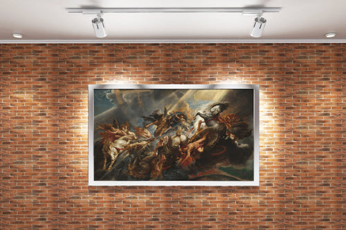 Peter Paul Rubens Phaeton'un Düşüşü Dramatik Barok Sanatı Kanvas Tablo