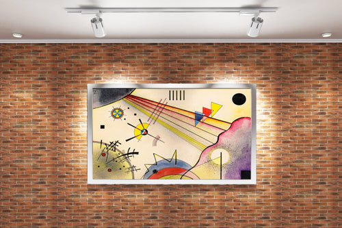 Wassily Kandinsky Ağır Kırmızı (Schweres Rot) Bauhaus Dönemi Kanvas Tablo