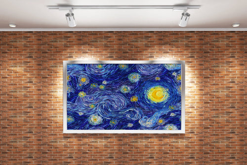 Van Gogh Yıldızlı Gece Sanatsal Dokunuş Kanvas Tablo