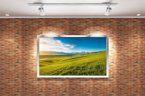 nature and countryside views in daylight, view, art, kanvas tablo