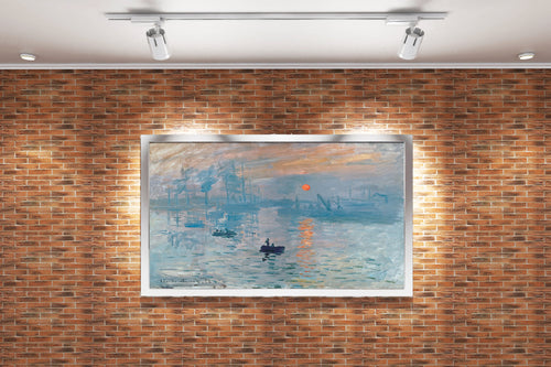 Claude Monet'nin Empresyonizme Adını Veren Başyapıtı İzlenim: Gün Doğumu Kanvas Tablo