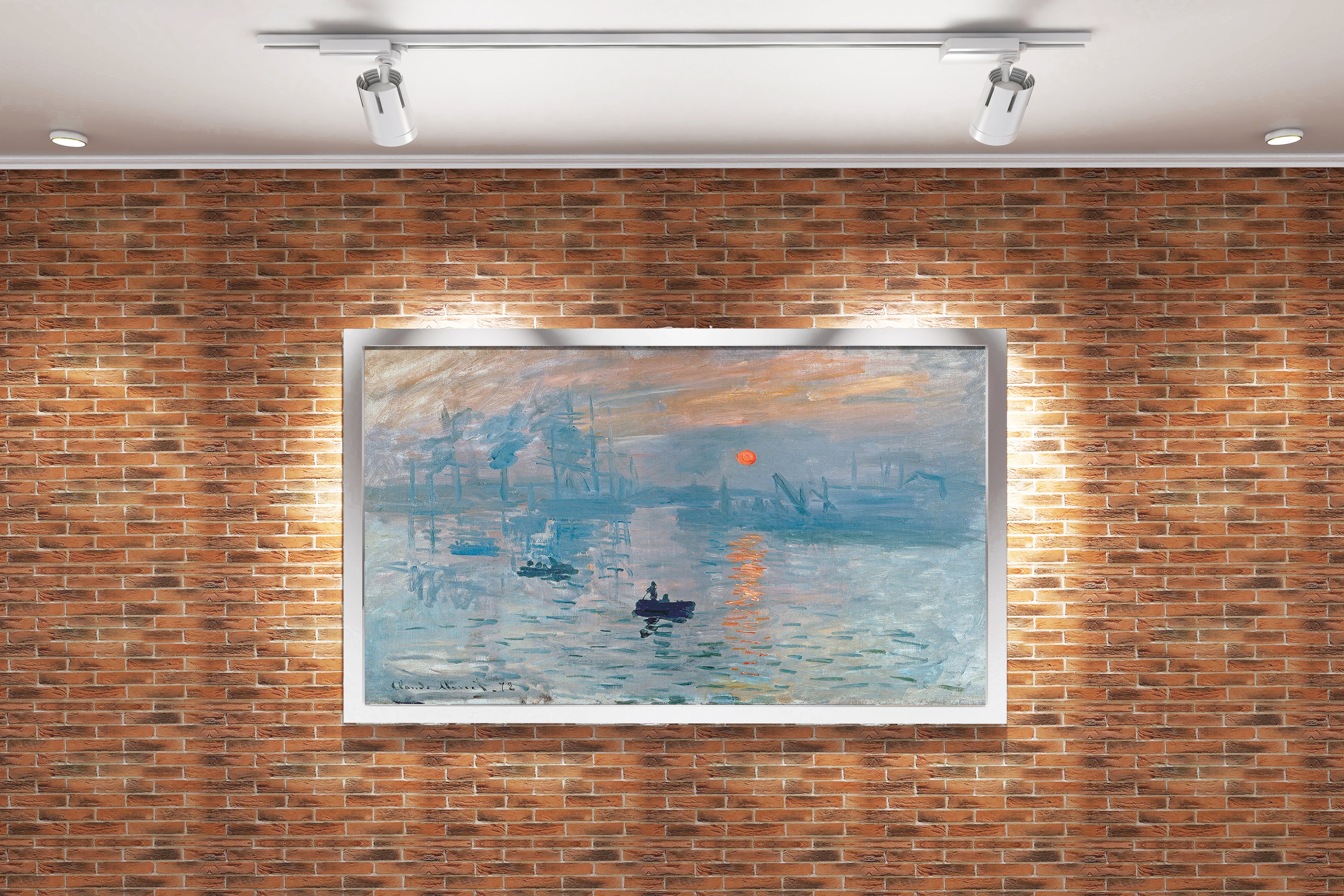 Claude Monet'nin Empresyonizme Adını Veren Başyapıtı İzlenim: Gün Doğumu Kanvas Tablo
